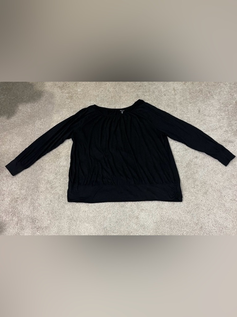 Lane Bryant Glittery Long Sleeve Top